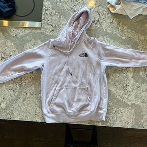 LAVENDER THE NORTH FACE HOODIE SIZE MEDIUM